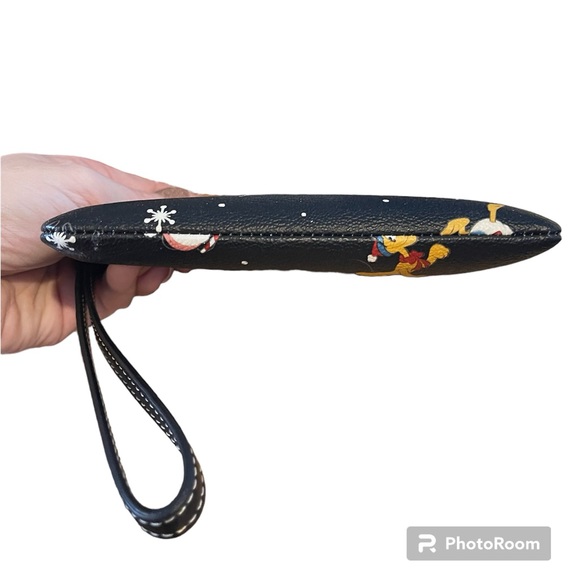 DISNEY COACH CORNER ZIP WRISTLET 
WITH HOLIDAY PRINT - Picture 4 of 7